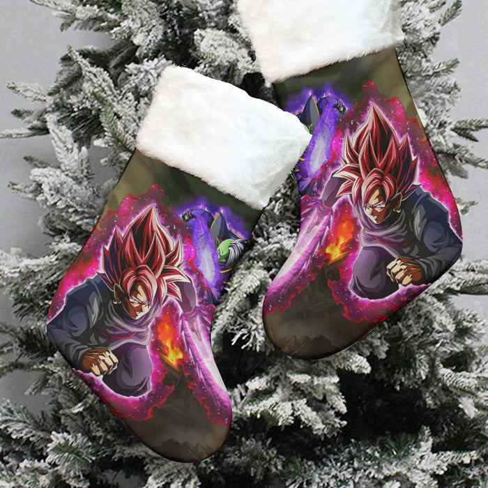 DBZ Goku Black Zamasu Super Saiyan Rose Dope Vibe Christmas Socks