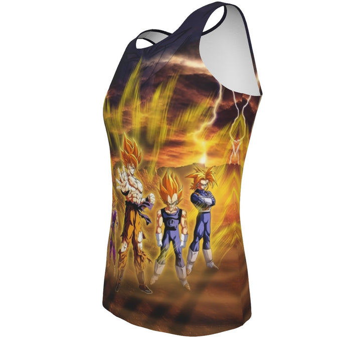 Piccolo Goku And Vegeta Dragon Ball Z Tank Top