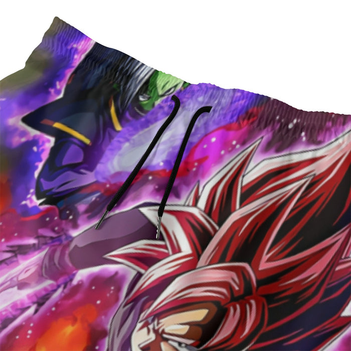 DBZ Goku Black Zamasu Super Saiyan Rose Dope Vibe Beach Pants