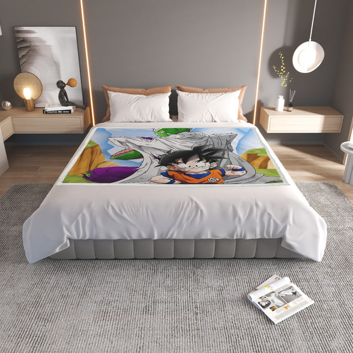 Dragon Ball Amazing Master Piccolo Train Strong Kid Gohan Household Warm Blanket