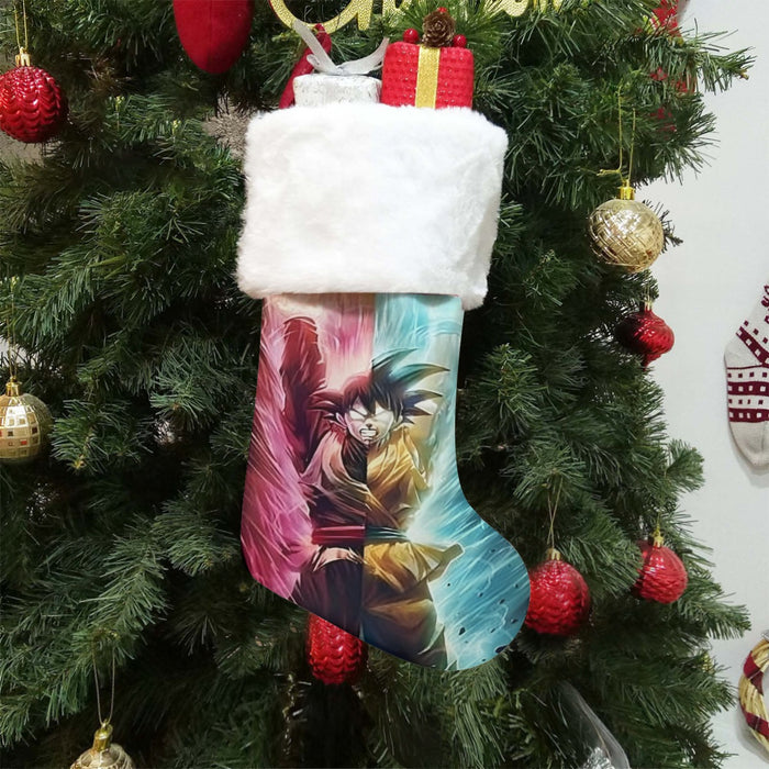 Dragon Ball Super Black Goku SSGSS Goku Spirit Bomb Christmas Socks