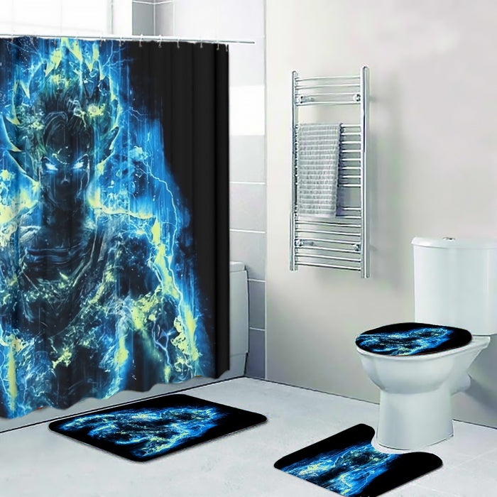 Dragon Ball Super Goku Super Saiyan Kaioken Dope Aura Four piece Bathroom