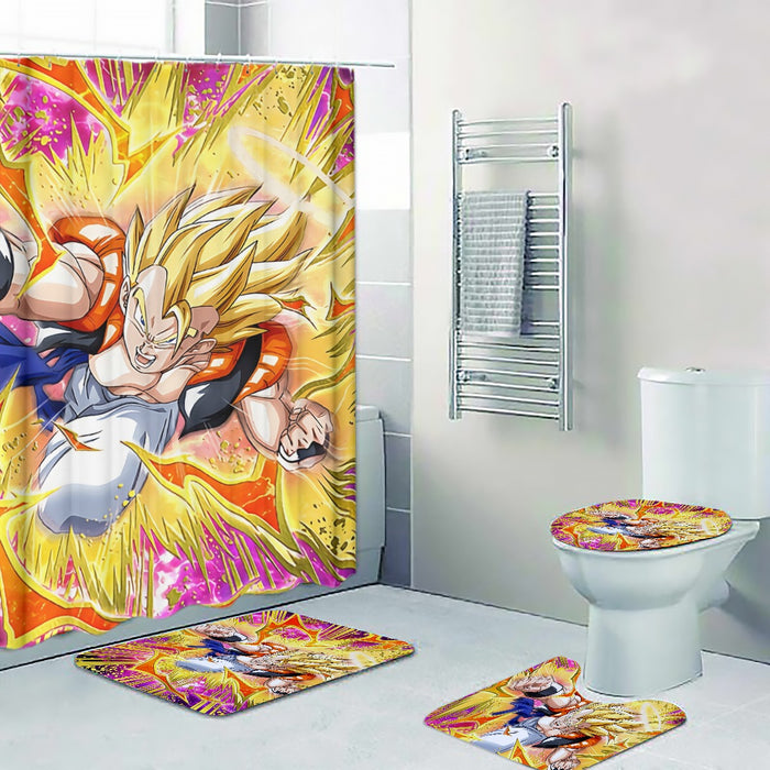 Dragon Ball Super Gogeta Outshining Darkness Cool Four-piece Bathroom