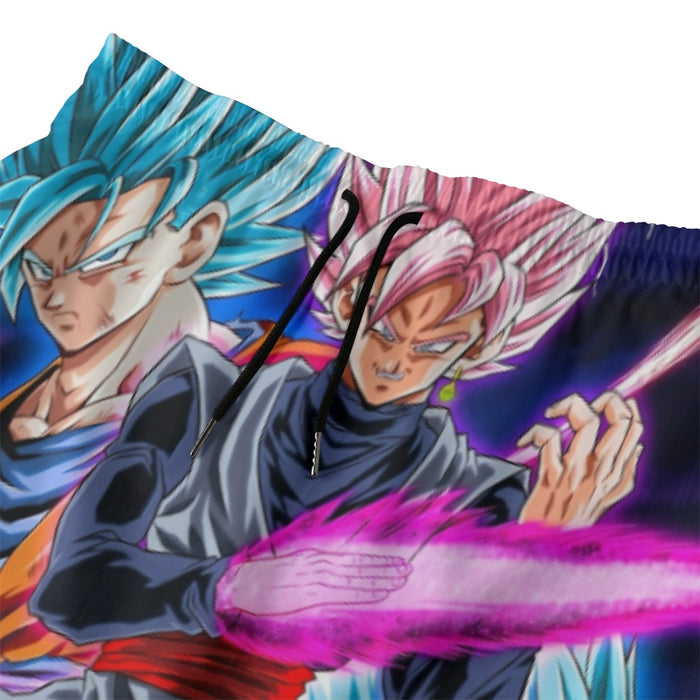 Dragon Ball Goku 2 Goku Rose Vegeta 2 Ultra Instinct Beach Pants