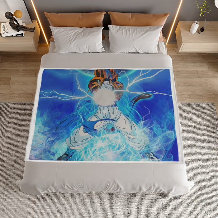 Dragon Ball Z Gogeta Super Saiyan 4 Unbelievable Power Household Warm Blanket