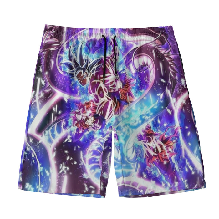 Dragon Ball Super  Ultra Instinct Goku x Shenron Beach Pants