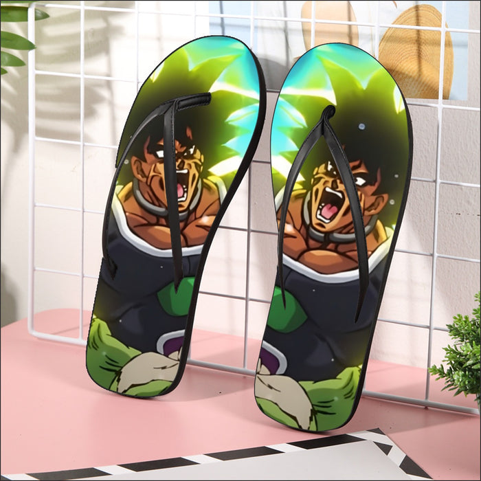 Dragon Ball Z Broly Wearing His Control Mechanism Flip Flops