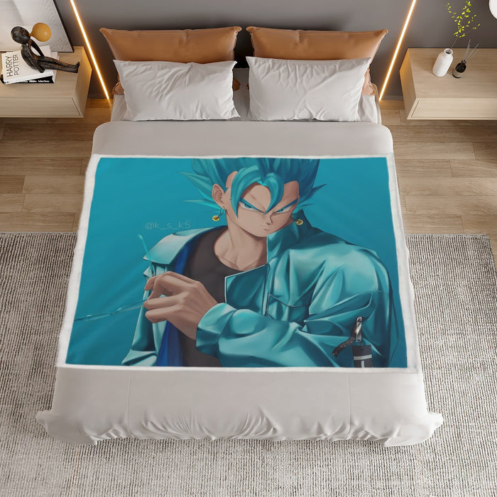 Goku Creative Design DBZ Kids Household Warm Blanket