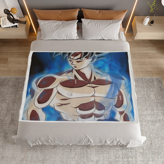Dragon Ball Super Son Goku Ultra Instinct Cool Casual Household Warm Blanket