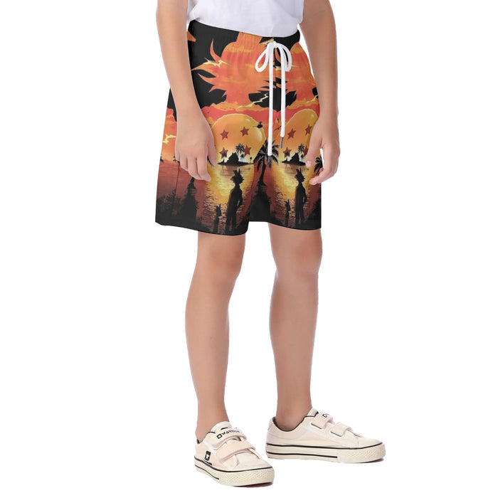 Four Star Dragon Ball Kid's Beach Shorts