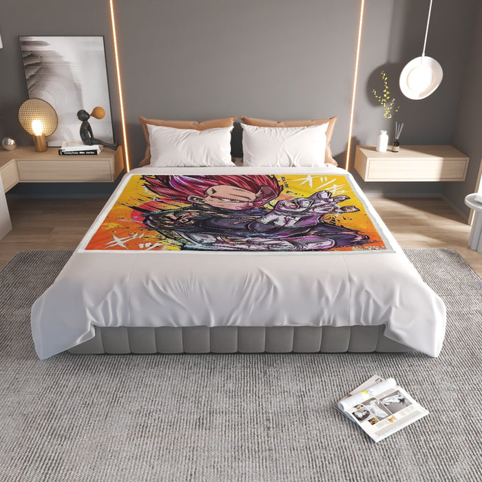 Dragon Ball Z Vegeta God Household Warm Blanket