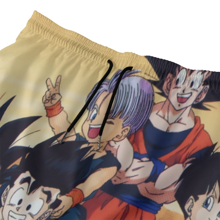 Dragon Ball Son Goku Happy Family Beach Pants