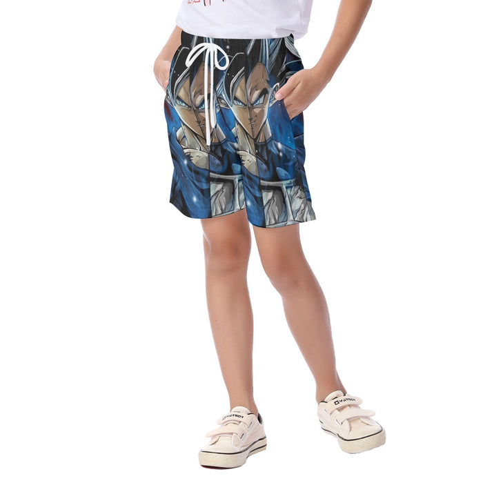 Dragon Ball Z Shirt  SSJ Goku x SSJ Vegeta Fusion Kid's Beach Shorts