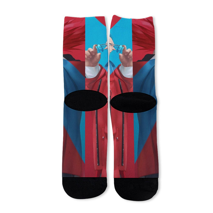 Cool Vegeta Businessman Design Dragon Ball Z Socks