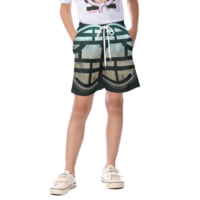 Kanji Kaio Dragon Ball Z  Kid's Beach Shorts