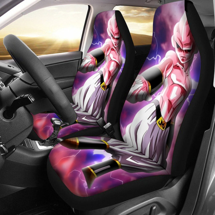 Majin Ultimate Mighty Kid Buu Tie Dye Lightning Amazing 3D Car Seat Cover