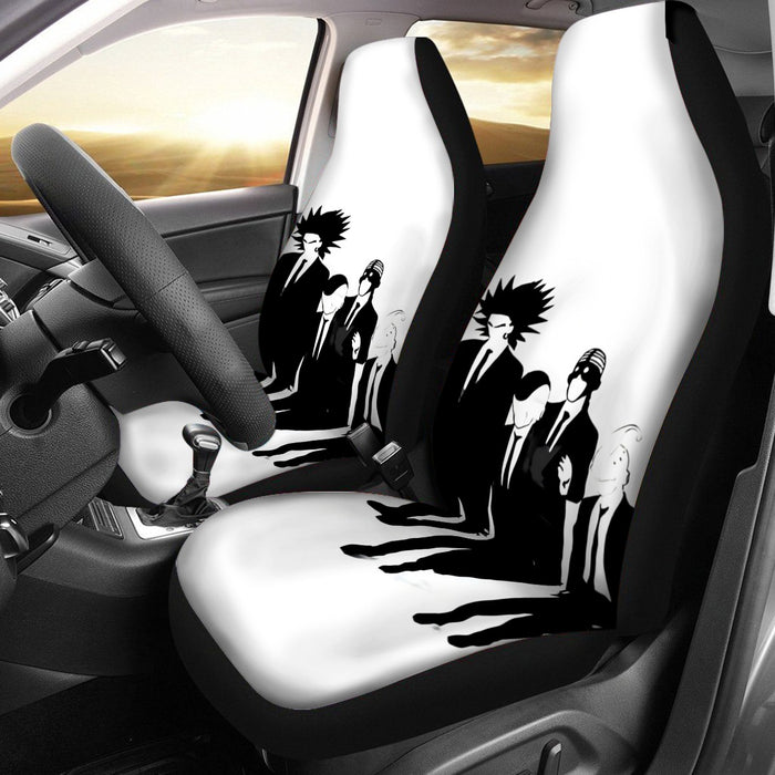 Dragon Ball Characters With Reservoir Dogs Movie Pose Car Seat Cover