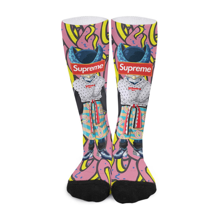 Modern Art Supreme Villain Perfect Cell Streetwear Socks