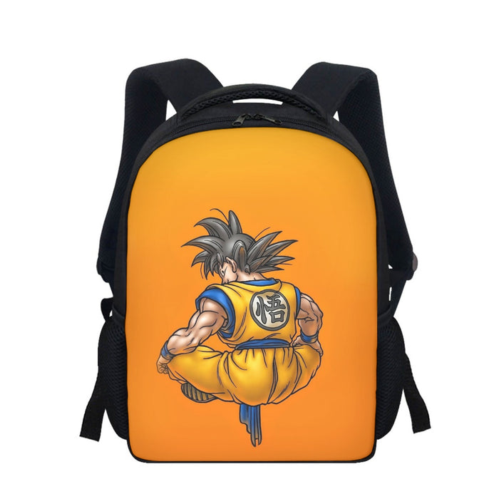 Goku Orange Background Backpack