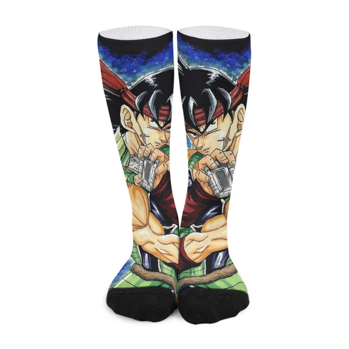 Dragon Ball Bardock Super Saiyan Goku Father Warrior Color Streetwear Socks