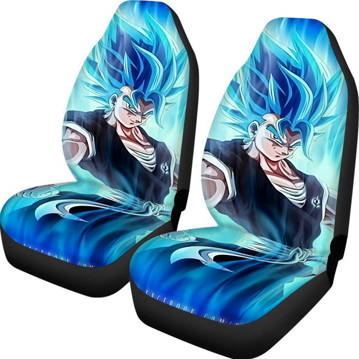 Dragon Ball Z Super Saiyan Vegito Blue Charge Aura Car Seat Cover