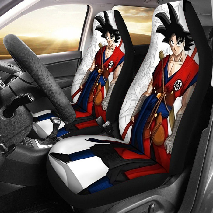 Dragon Ball Z Cool Adult Goku Fighter Attire Shenron  Car Seat Cover