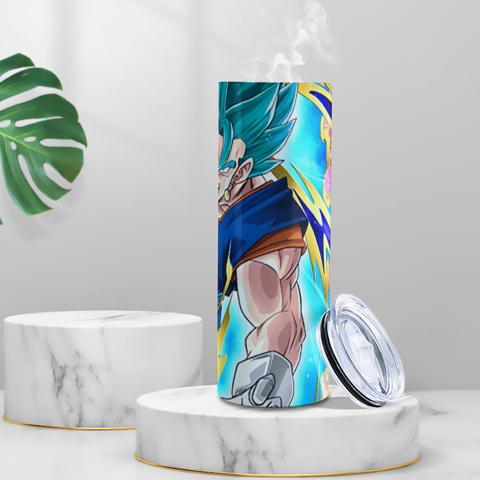 Dragon Ball Super Vegito Ultra Instinct Cool Colorful Tumbler with twinkle surface