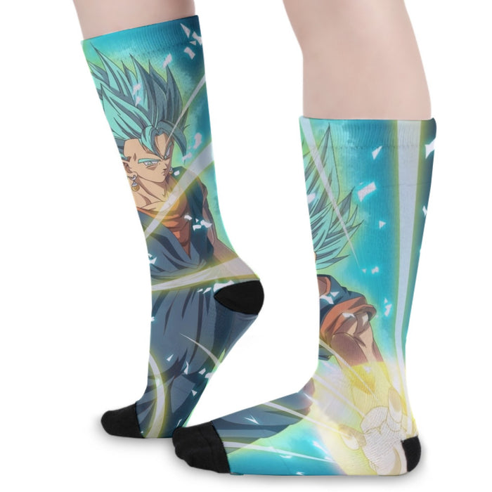 Dragon Ball Vegito Blue Super Saiyan Big Bang Flash Socks