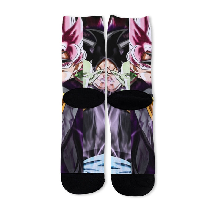 Dragon Ball Super Zamasu Goku Black Goku Rose Cool Socks