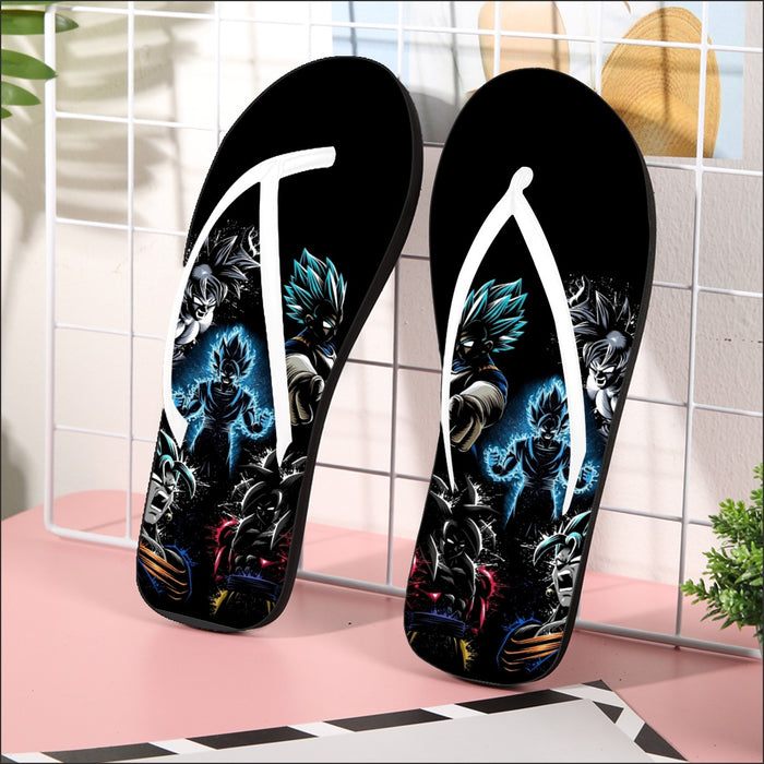 Dragon Ball Z SSGSS Flip Flops