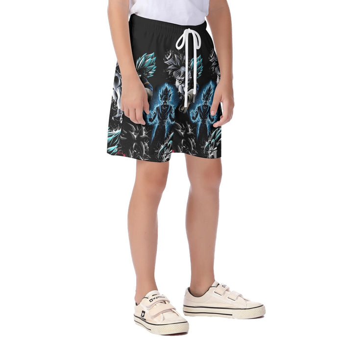 Dragon Ball Z SSGSS Kid's Beach Shorts