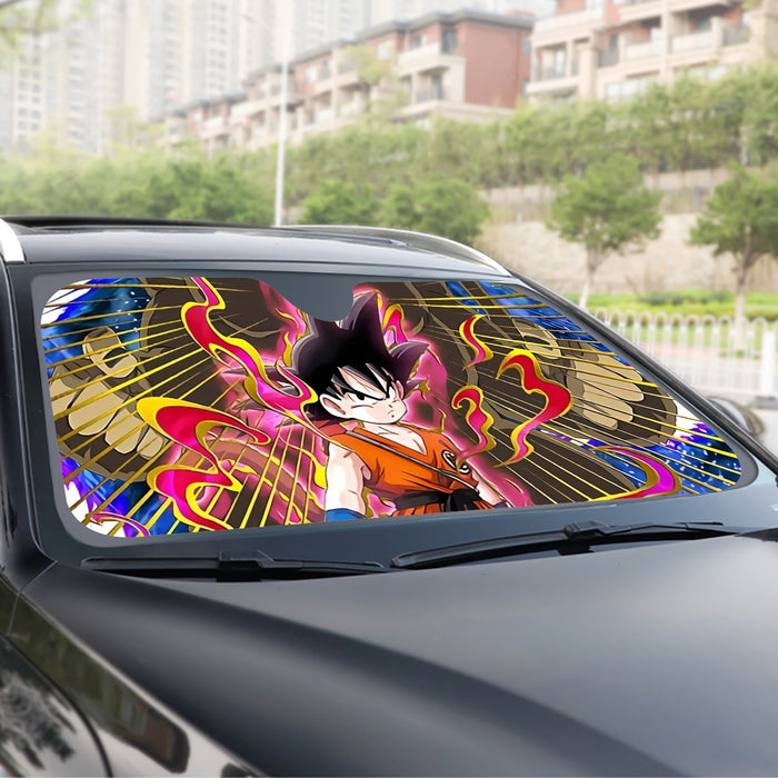 Great Ape Monkey Kid Goku Galaxy High-Quality Battle 3D Windshield Sunshade