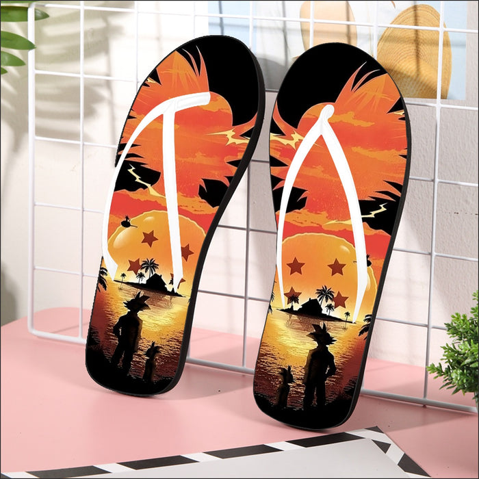 Four Star Dragon Ball Flip Flops