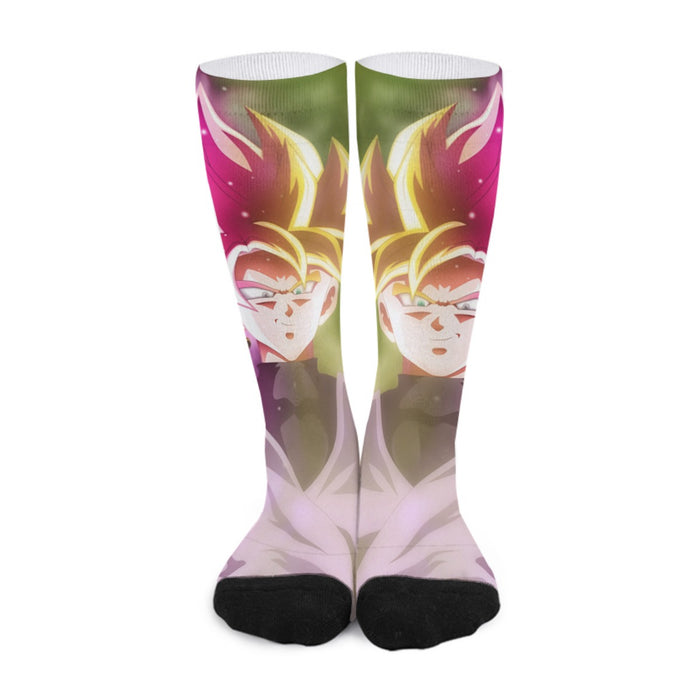 Dragon Ball Super Saiyan Black Goku Rose 2 Epic Style  Socks