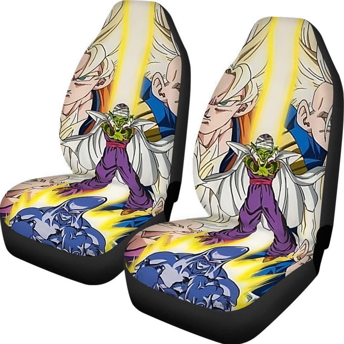 Dragon Ball Goku Vegeta Saiyan Piccolo Namekian Vibrant Design Car Seat Cover