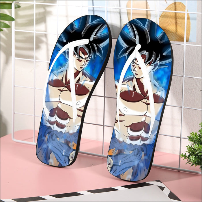 Dragon Ball Super Son Goku Ultra Instinct Cool Casual Flip Flops