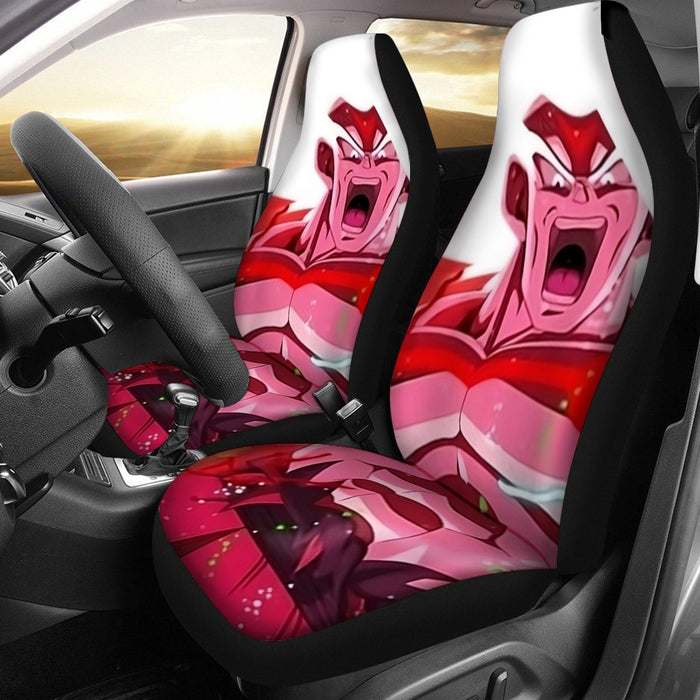 Goku Super Saiyan White Omni God Transformation Car Seat Cover