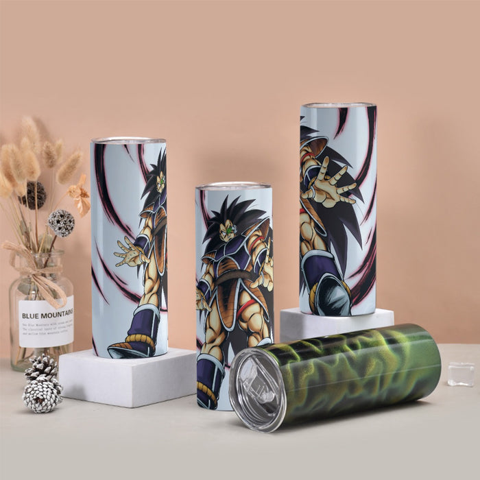 Dragon Ball Z The Well-Known Goku's Brother Raditz Tumbler with twinkle surface