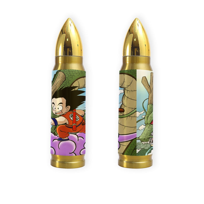 Dragon Ball  Kid Goku Flying With Shenron Tumbler