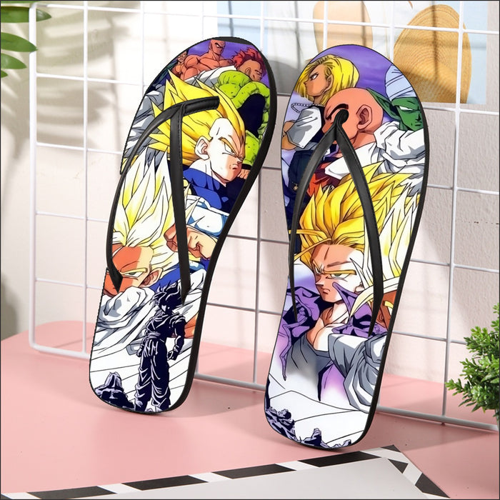 Dragon Ball Trunks Gohan Young Generation Super Saiyan Color Style Flip Flops