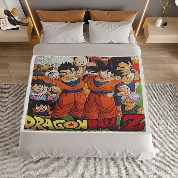 Dragon Ball Z Dragon Ball Characters Happiness Design Household Warm Blanket