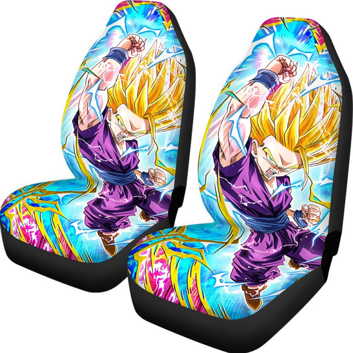 Teen Gohan Dragon Ball Full Tilt Kamehameha Super Saiyan 2 Car Seat Cover