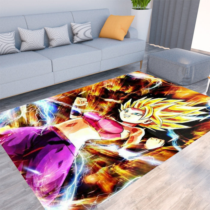 Dragon Ball Super Caulifla Super Saiyan 2 Epic Casual Rug