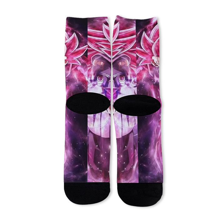 Dragon Ball Black Goku Rose 3 Ultra Instinct Epic 3D Socks