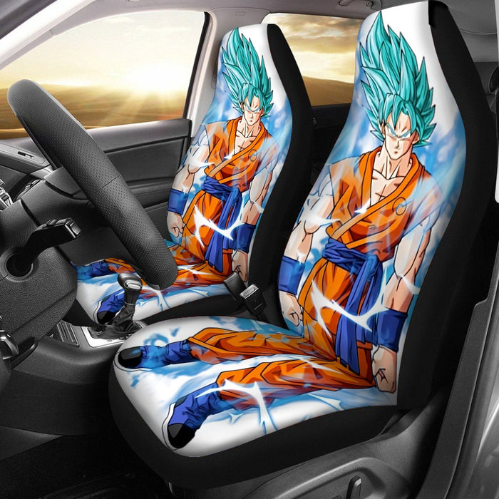 Dragon Ball Super SSGSS Goku Car Seat Cover