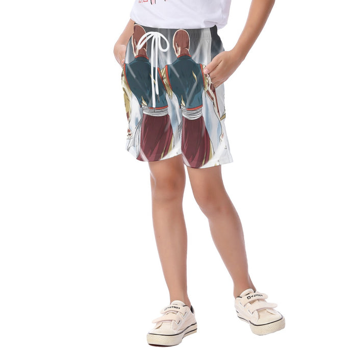 Dragon Ball Tien Shinhan Ultra Instinct Epic Streetwear Kid's Beach Shorts