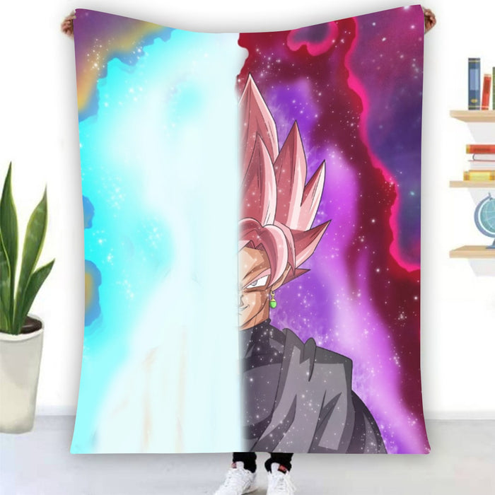 Dragon Ball Z Goku Super Saiyan God & Goku Black Blanket