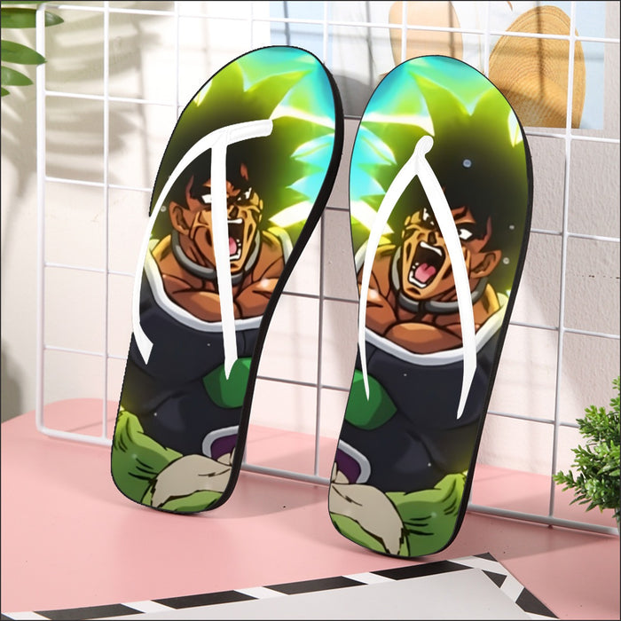 Dragon Ball Z Broly Wearing His Control Mechanism Flip Flops