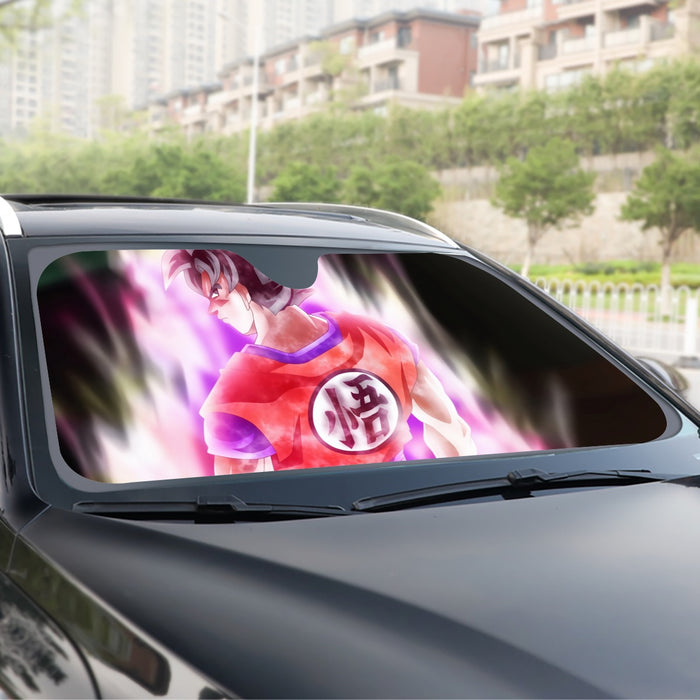 Dragon Ball Angry Son Goku Unique Style Full Print Windshield Sunshade