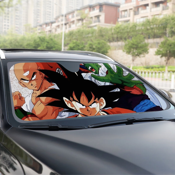 Dragon Ball Z Goku and Piccolo Car Sunshade